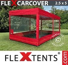 Canopy  2,5x5 m, Red